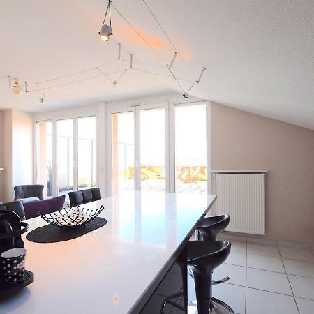 Spacieux Appartement Avec Terrasse, Animaux Admis Et Parking - Fr-1-498-69 Evian-les-Bains Luaran gambar